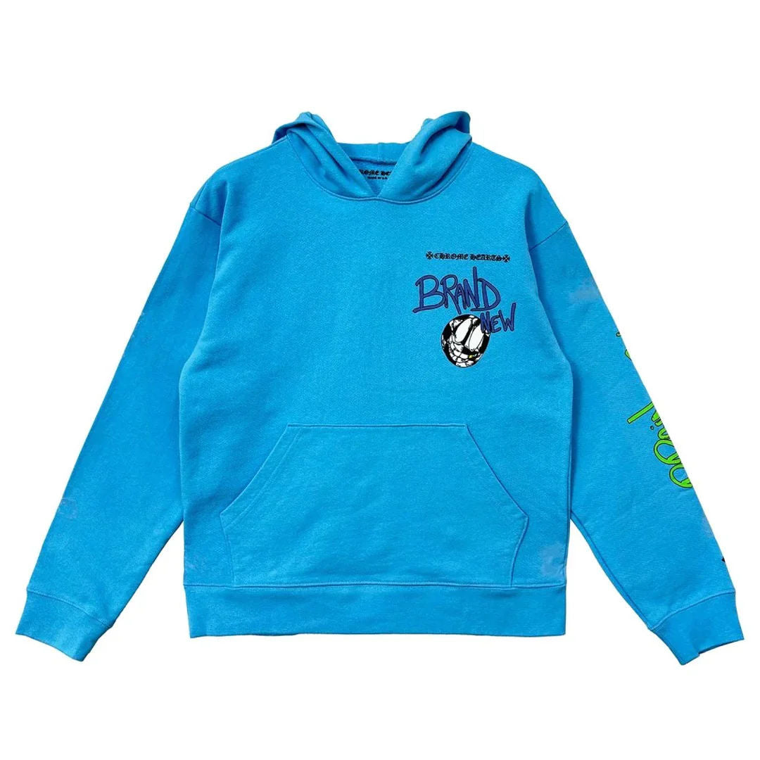 Chrome Hearts Matty Boy Brain New Hoodie Blue