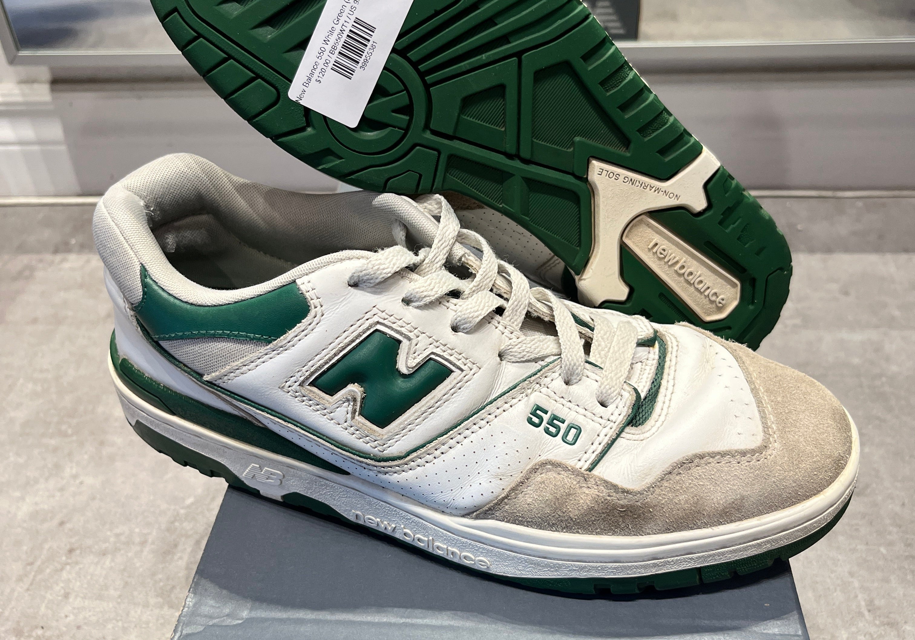 New Balance 550 White Green (Preowned)