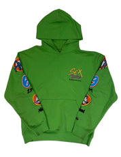 Chrome Hearts Matty Boy Sex Records Hoodie Green - Lightly Pre-Owned Size L