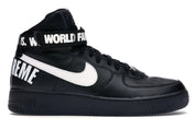 Nike Air Force 1 High Supreme World Famous Black - Pre-Owned Size 10 (No original box)