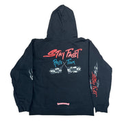 Chrome Hearts Matty Boy Stay Fast Hoodie Black (Preowned Size L) - Pre-Owned