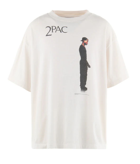Saint Michael 2PAC Tee White