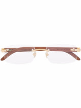 Cartier Woods Glasses Wood/Gold