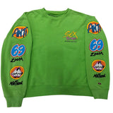Chrome Hearts Matty Boy Sex Records Crewneck Sweatshirt Green - Pre-Owned Size L