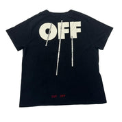 Off-White Cut Off T-Shirt Black - Pre-Owned Size L