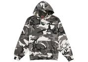 Supreme Satin Applique Hooded Sweatshirt (SS26) Snow Camo
