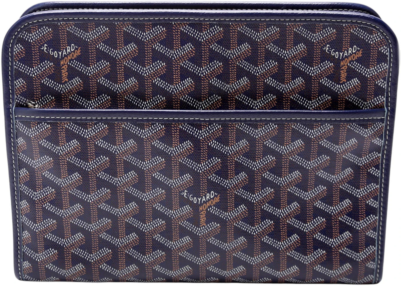 Goyard Jouvence Toiletry Bag PM Navy Blue