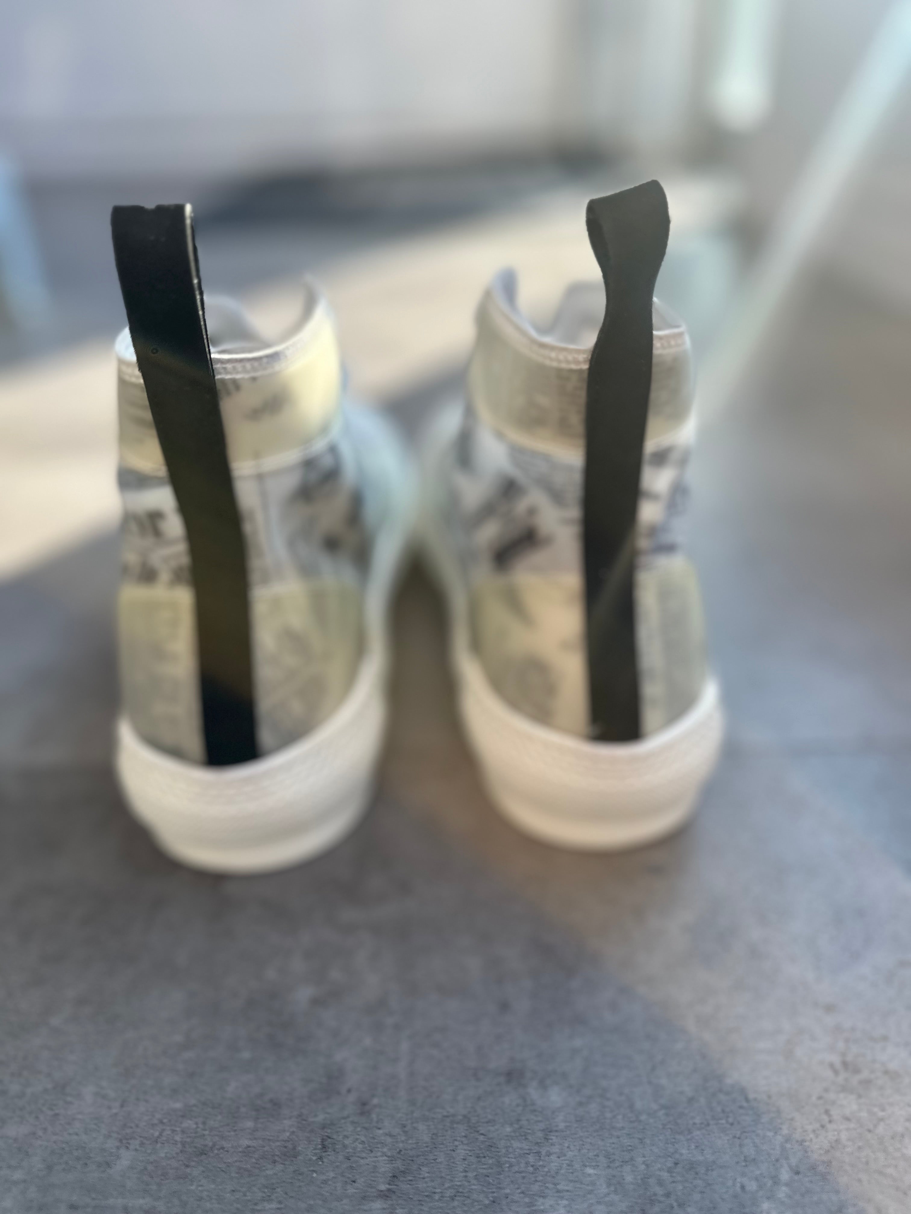 Dior Daniel Arsham B23 High Top Newspaper Edition (Preowned)