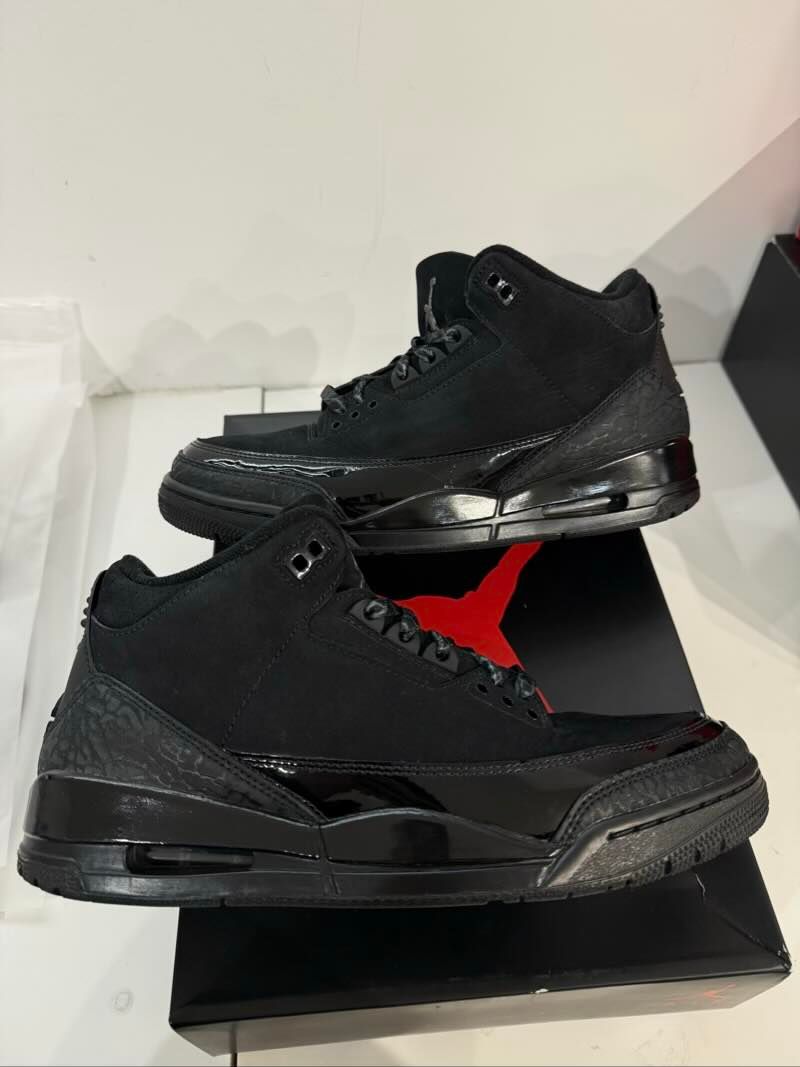Air Jordan 3 Retro Black Cat (2025) - Pre-Owned Size 8.5