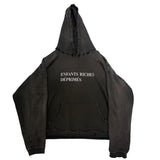 Enfants Riches Deprimes Classic Logo Hoodie Sun Faded Black - Lightly Pre-Owned Size XL