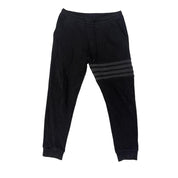 Thom Browne Charcoal Compact Waffle 4-Bar Sweatpants - Lightly Pre-Owned Size S