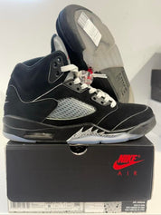 Jordan 5 Retro OG Black Metallic Reimagined - Lightly Used Size 8