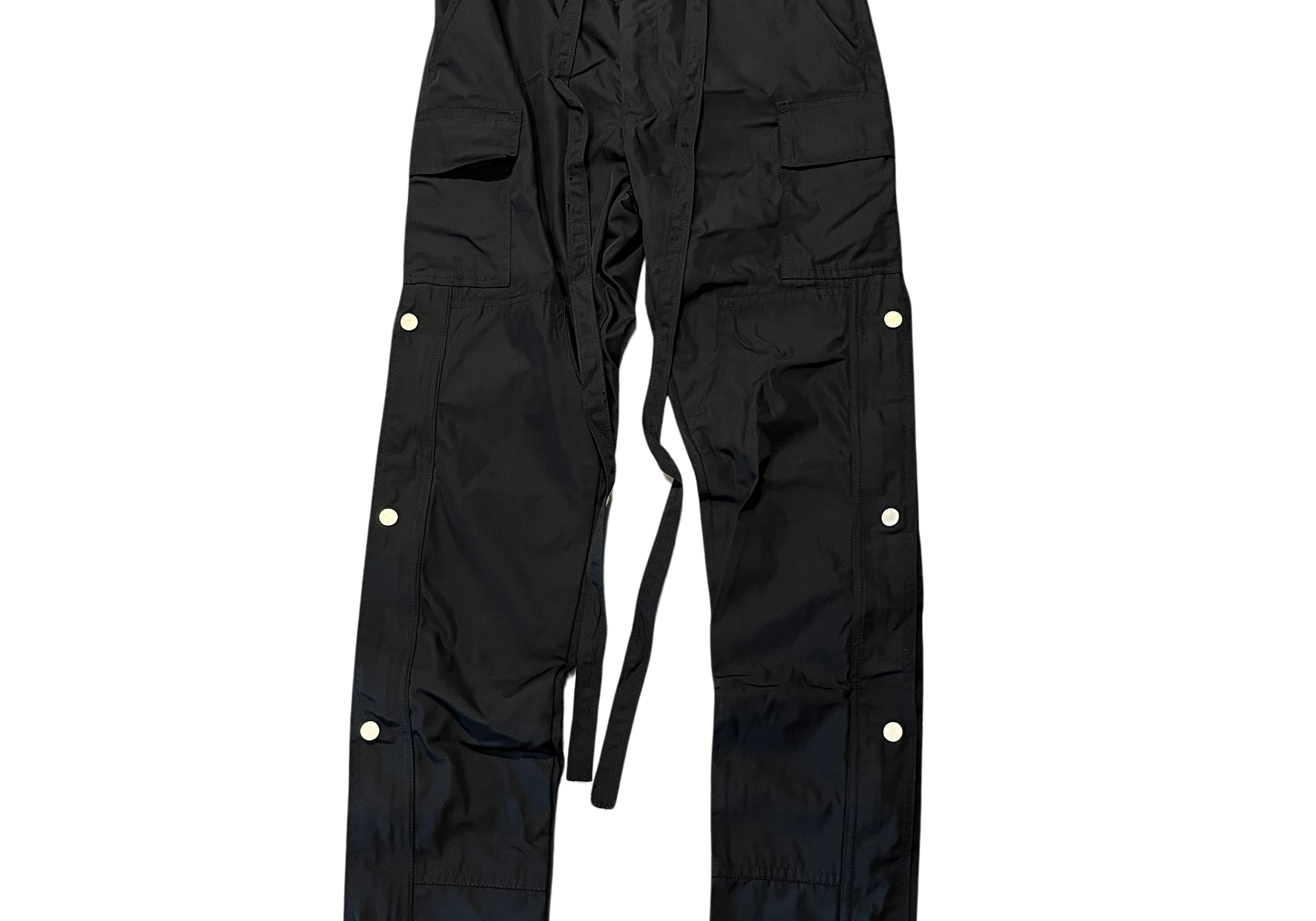 Uniform Studios Nylon Cargo Snap Pants Black