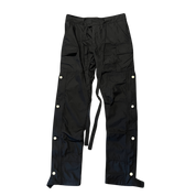 Uniform Studios Nylon Cargo Snap Pants Black