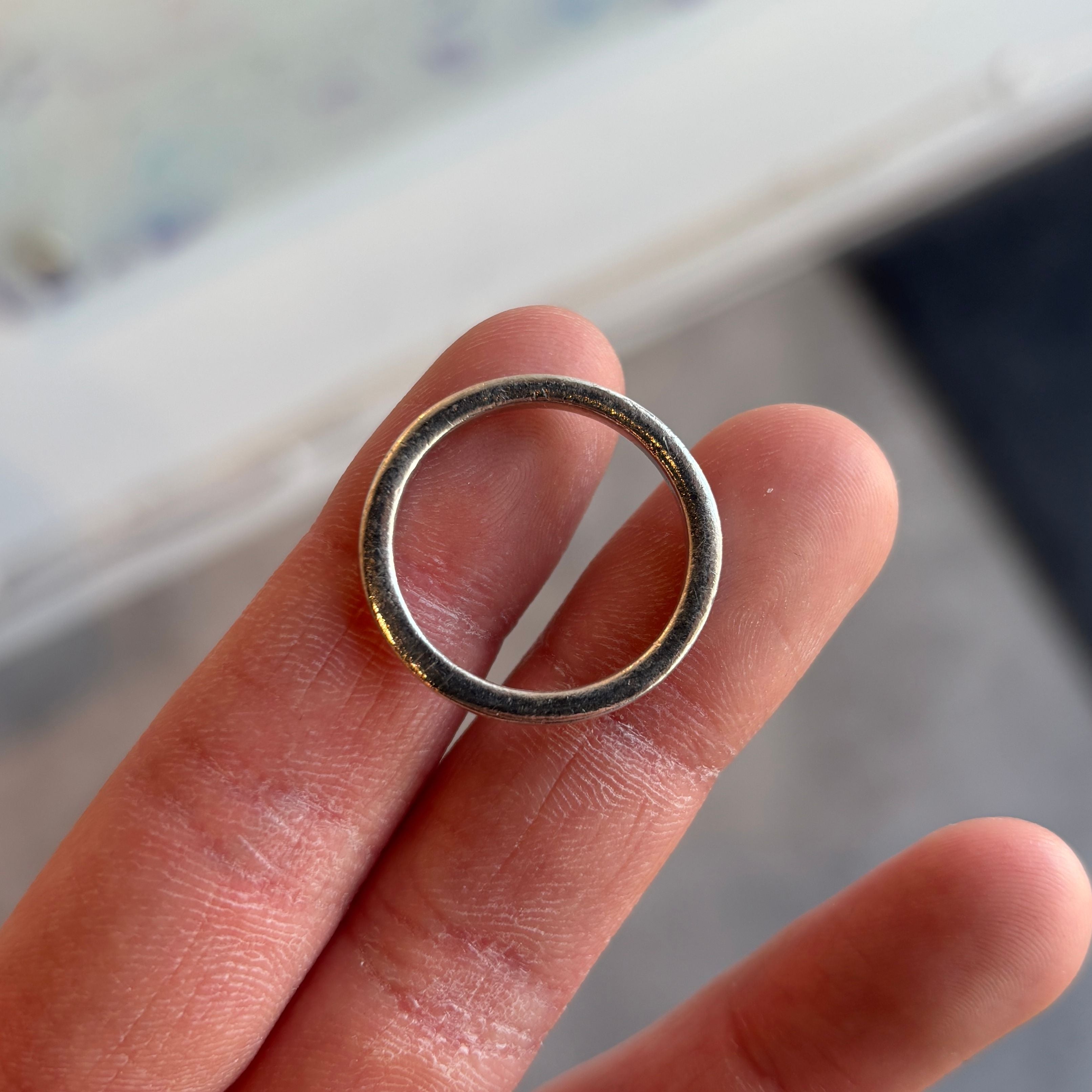 Chrome Hearts NFTL Spacer Ring (Preowned Size 11.5) - Pre-Owned