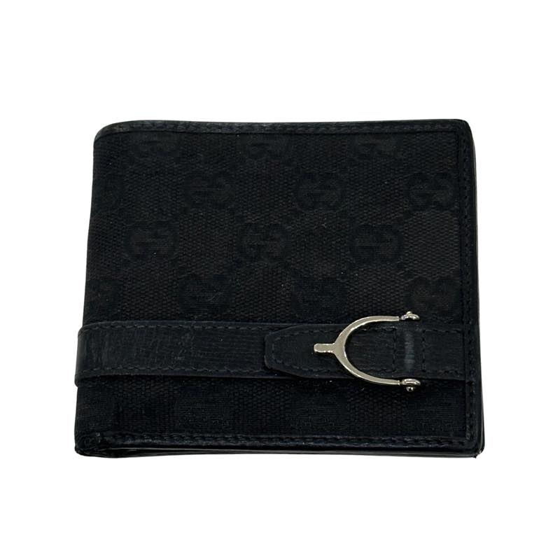 Gucci GG Canvas Belt Wallet Black - Pre-Owned