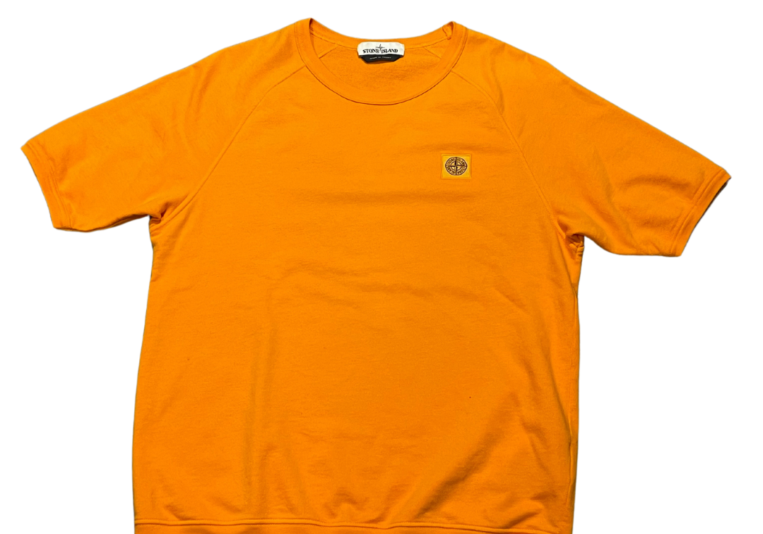 Stone Island Patch T-Shirt Orange (Preowned)