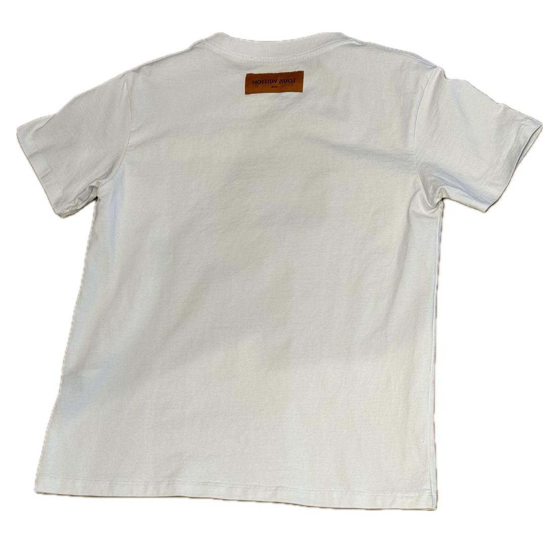 Louis Vuitton Akanori Iwata Graphic T-Shirt White (Preowned size XS) - Pre-Owned