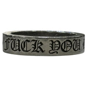 Chrome Hearts Fuck You 6MM Spacer Ring - Lightly Used Size 12