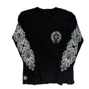 Chrome Hearts Floral Horsehoe Logo Beijing Exclusive L/S T-Shirt Black - Pre-Owned Size XS