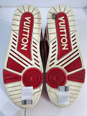 Louis Vuitton LV Skate Sneaker Red White - Pre-Owned Size 11 (No original box)
