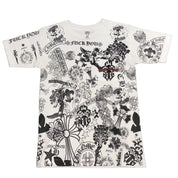 Vintage Chrome Hearts All Over Print Logo T-Shirt White