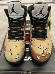 Jordan 5 Retro Supreme Desert Camo (Preowned Size 11)