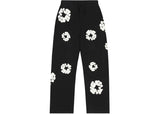 Denim Tears Cotton Wreath Baggy Sweatpants Black