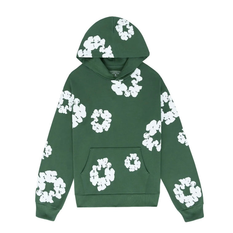 Denim Tears The Cotton Wreath Sweatshirt Green, brand new, size XL