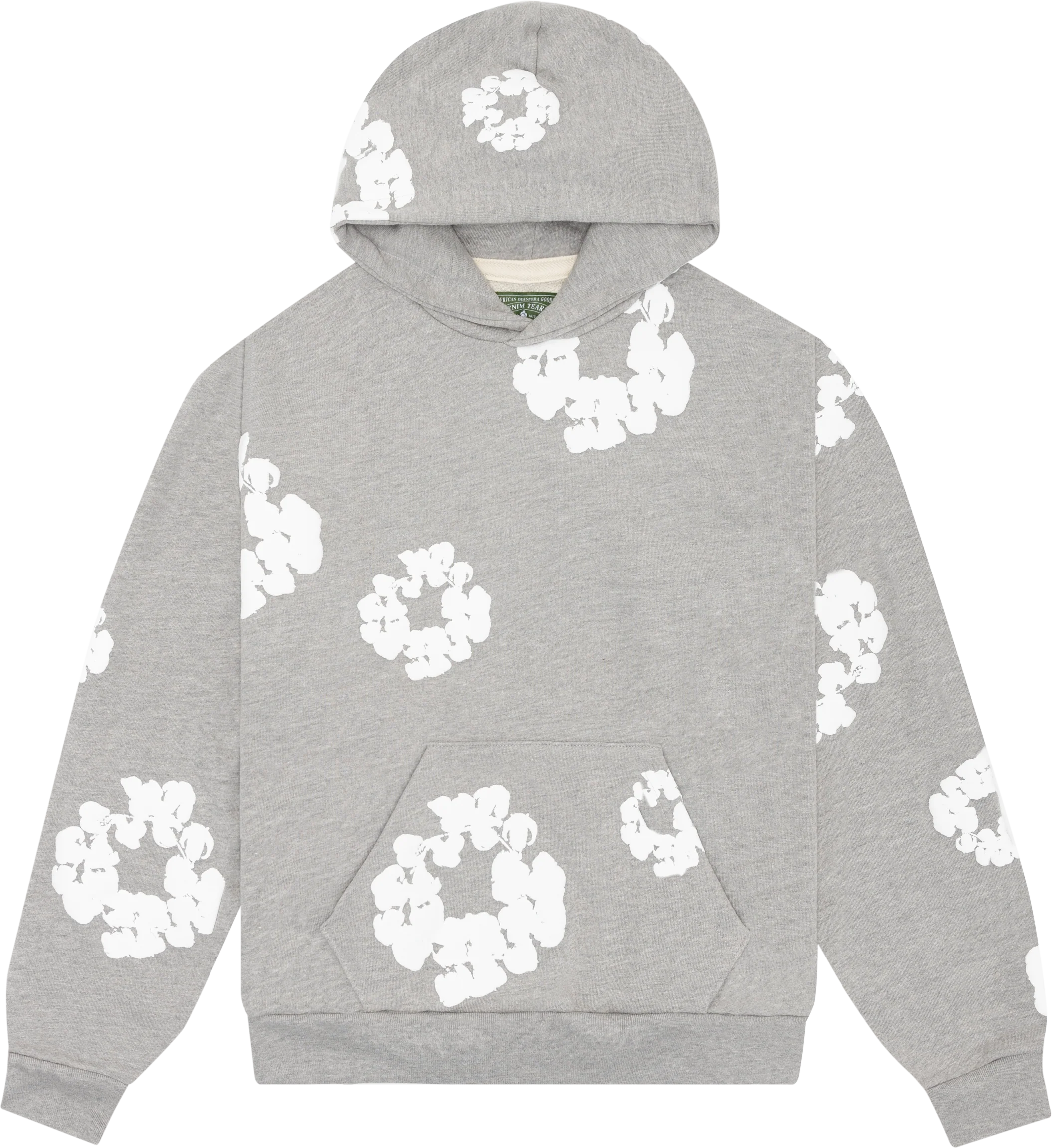 Denim Tears The Cotton Wreath Sweatshirt Grey, brand new