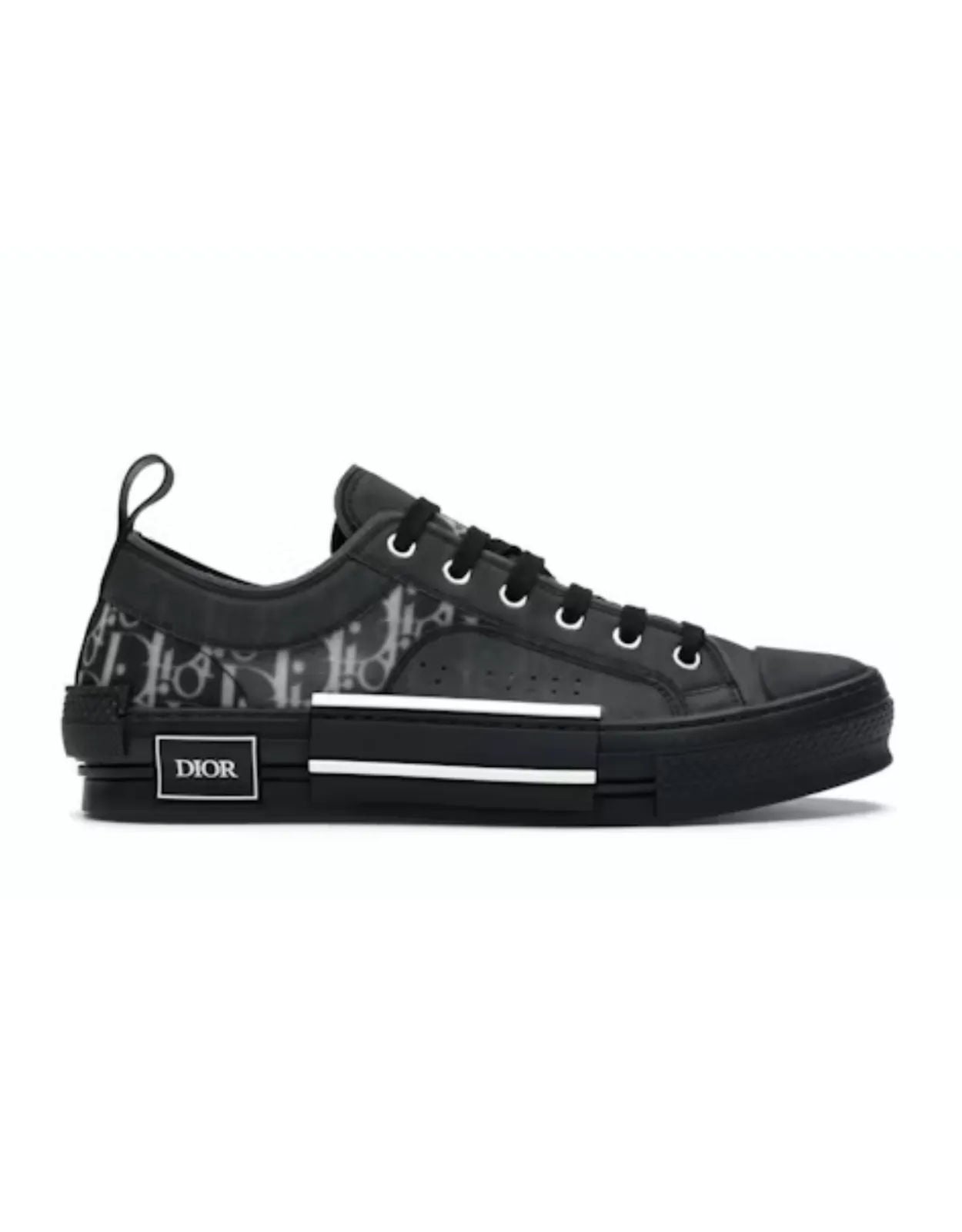 Dior B23 Low Black Oblique - Pre-Owned Size 9 (No original box)