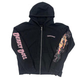 Chrome Hearts Deadly Doll Zip-Up Hoodie Black - Lightly Used Size S