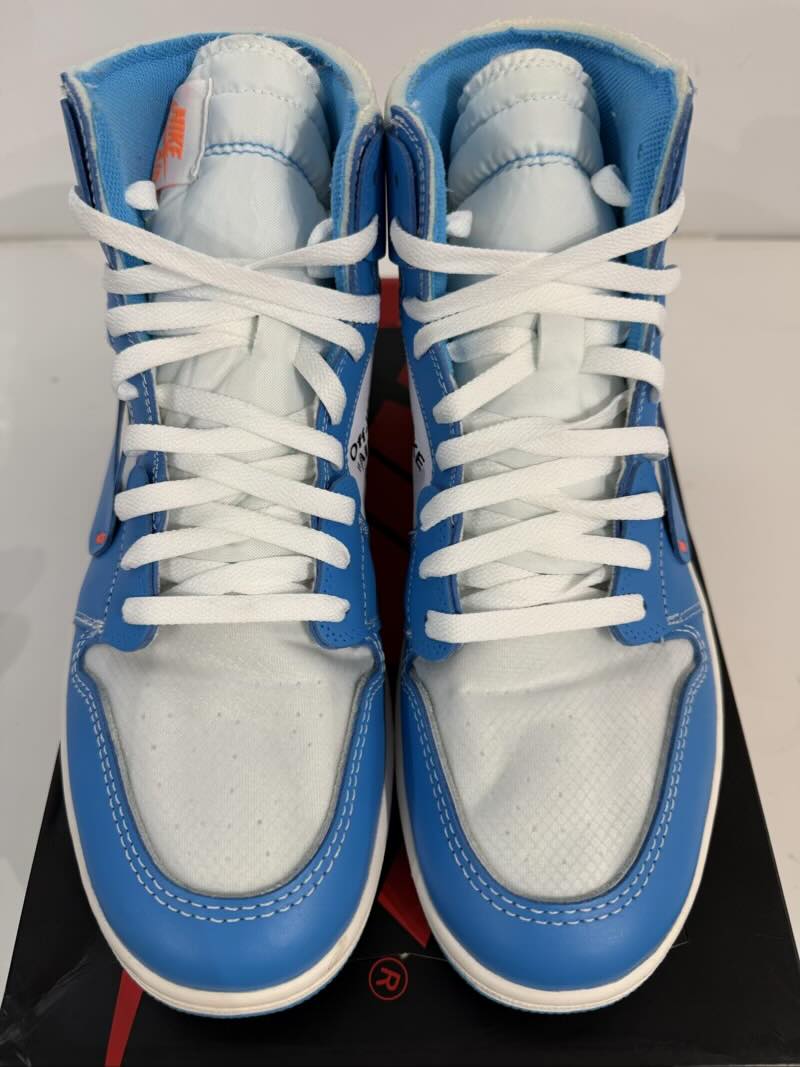 Jordan 1 Retro High Off-White University Blue - Worn Once Size 11.5