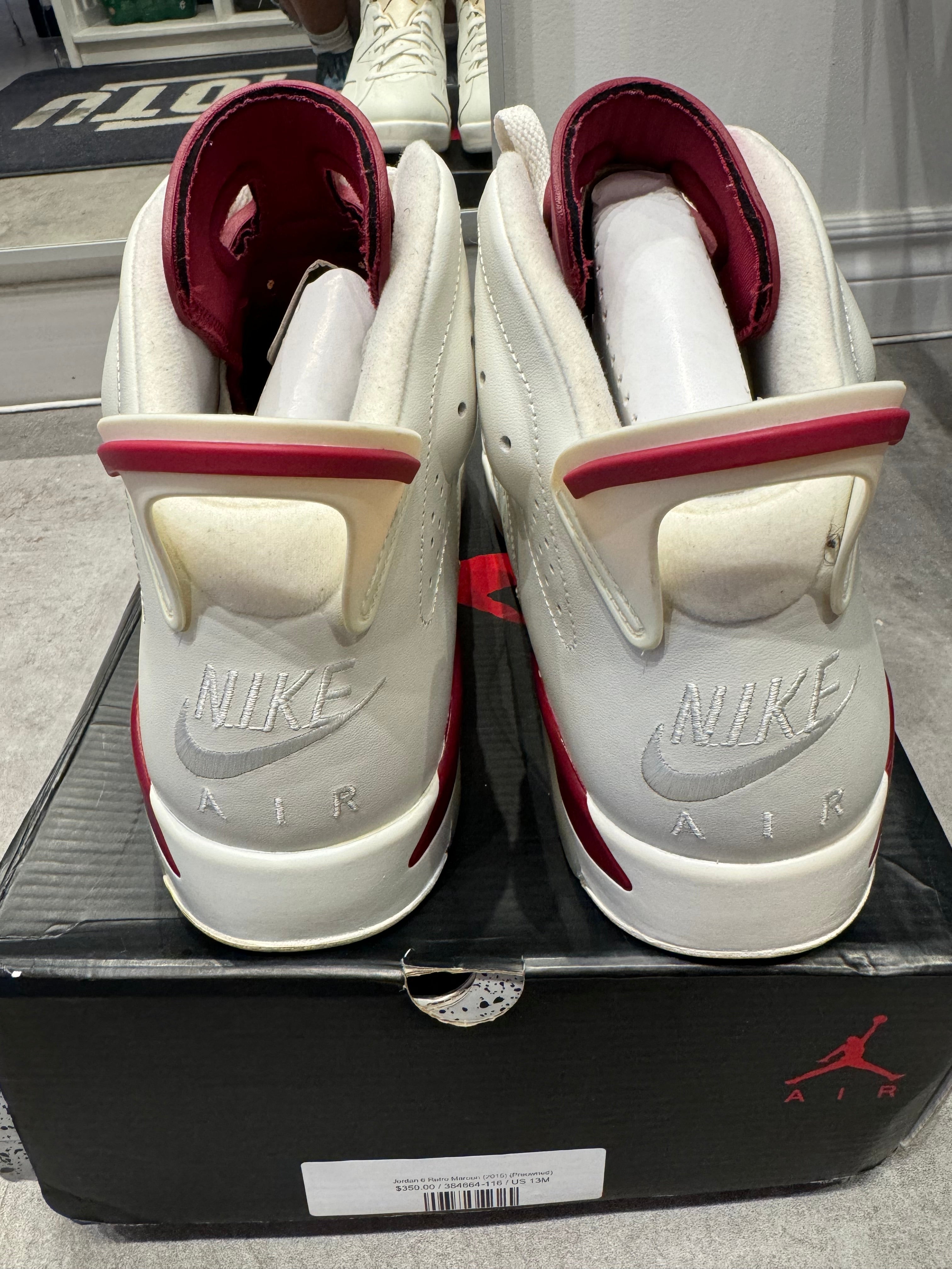 Jordan 6 Retro Maroon (2015) (Preowned)