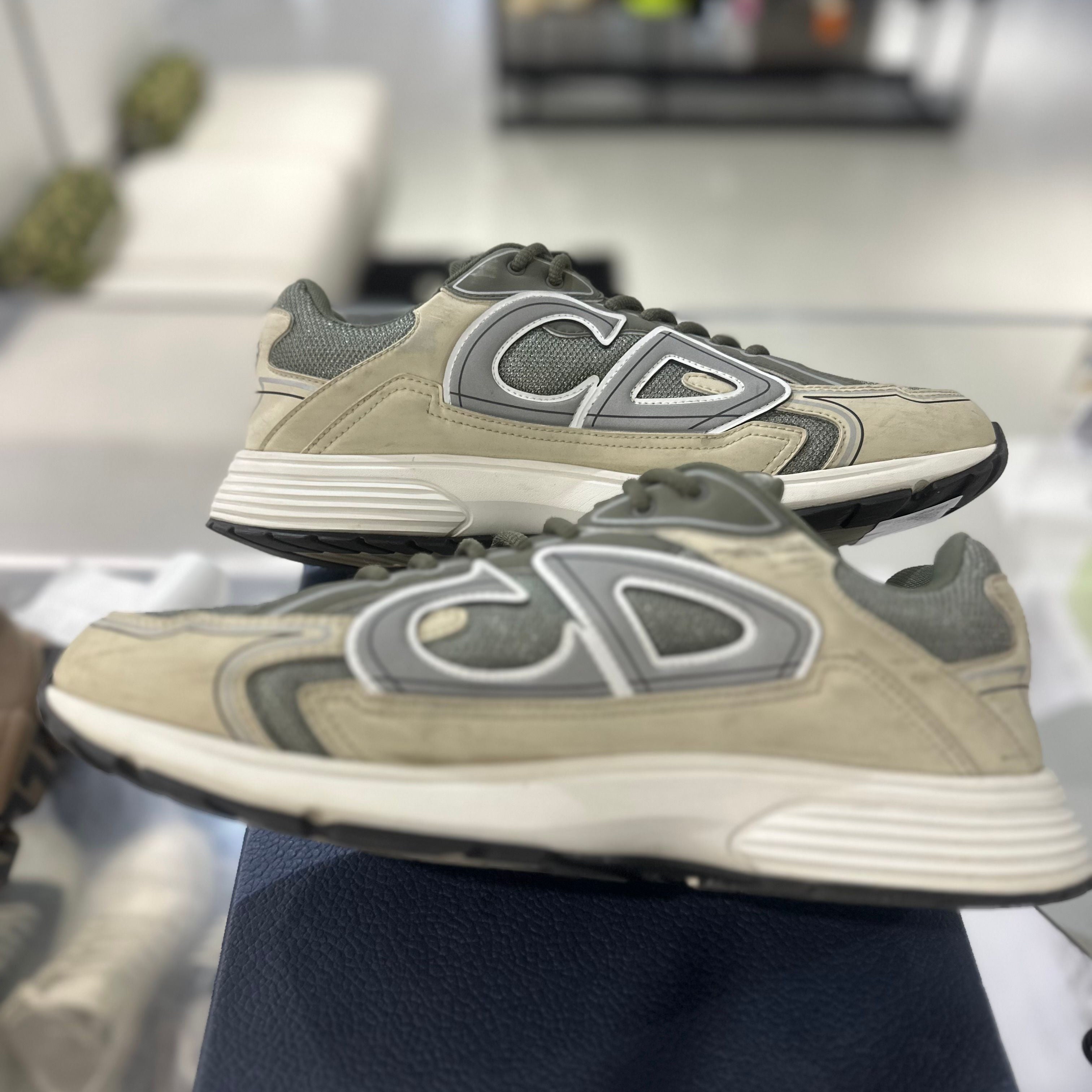 Dior B30 Olive, pre-owned, US Men's 12 – photo 2 of 7