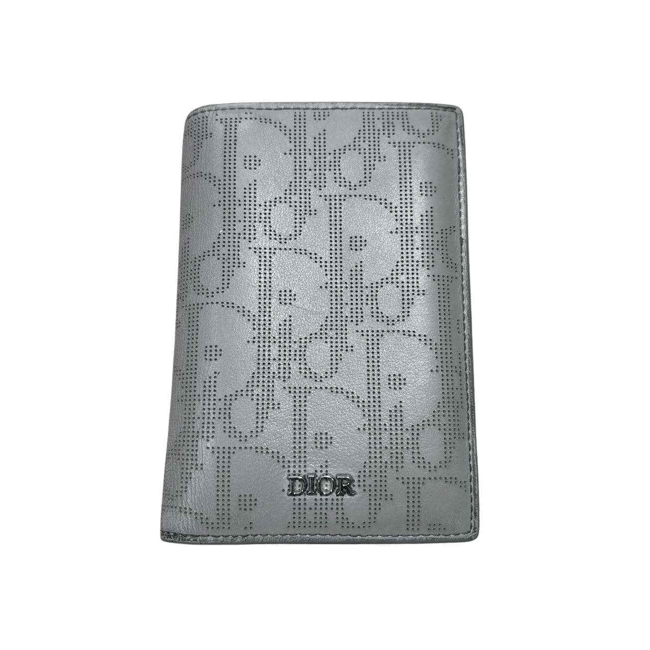 Dior Bifold Grey Oblique Galaxy Card Holder, pre-owned – photo 1 of 3