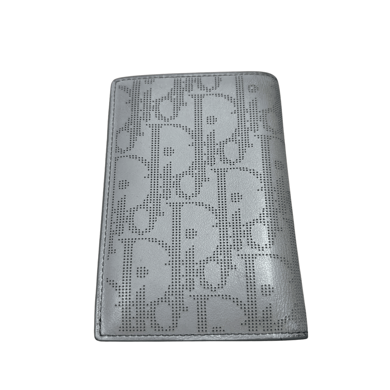 Dior Bifold Grey Oblique Galaxy Card Holder, pre-owned – photo 2 of 3