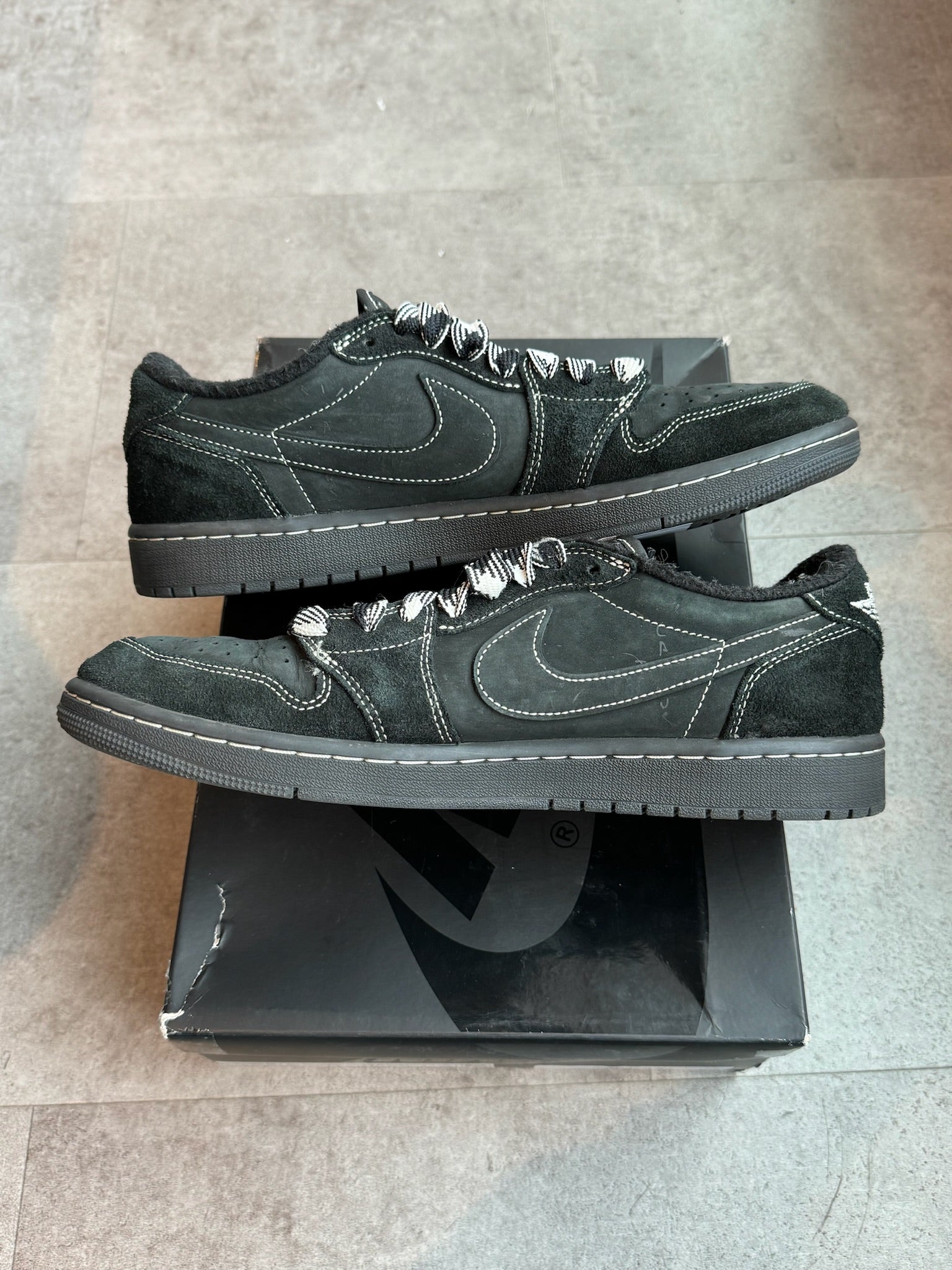 Jordan 1 Retro Low OG SP Travis Scott Black Phantom (Preowned Size 10.5)