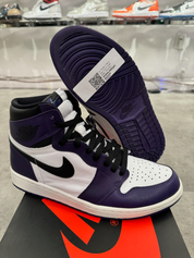 Air Jordan 1 Retro High Court Purple White (Preowned Size 9 9/10)