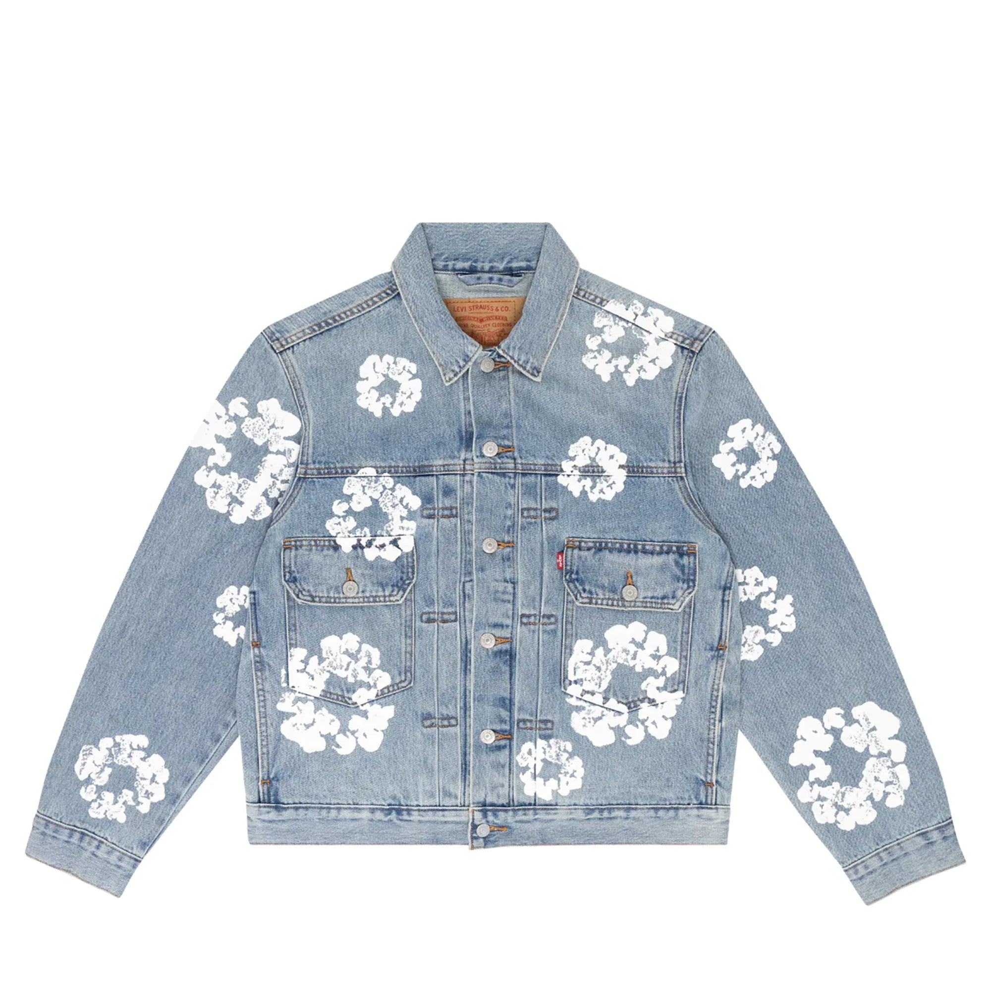 Denim Tears x Levi's Cotton Wreath Jacket Light Wash