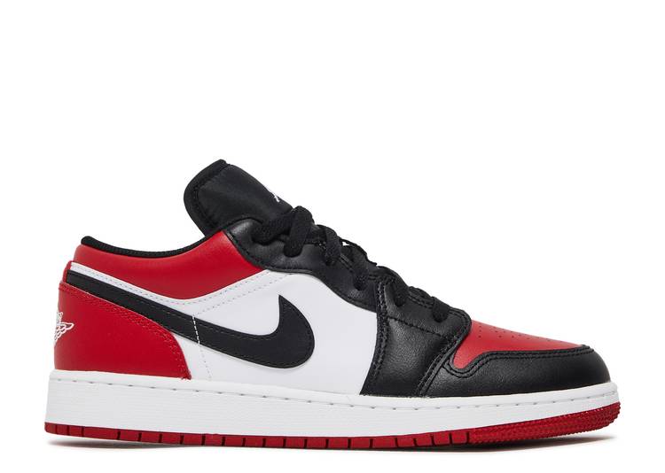 Jordan 1 Low Bred Toe (GS) (Preowned)