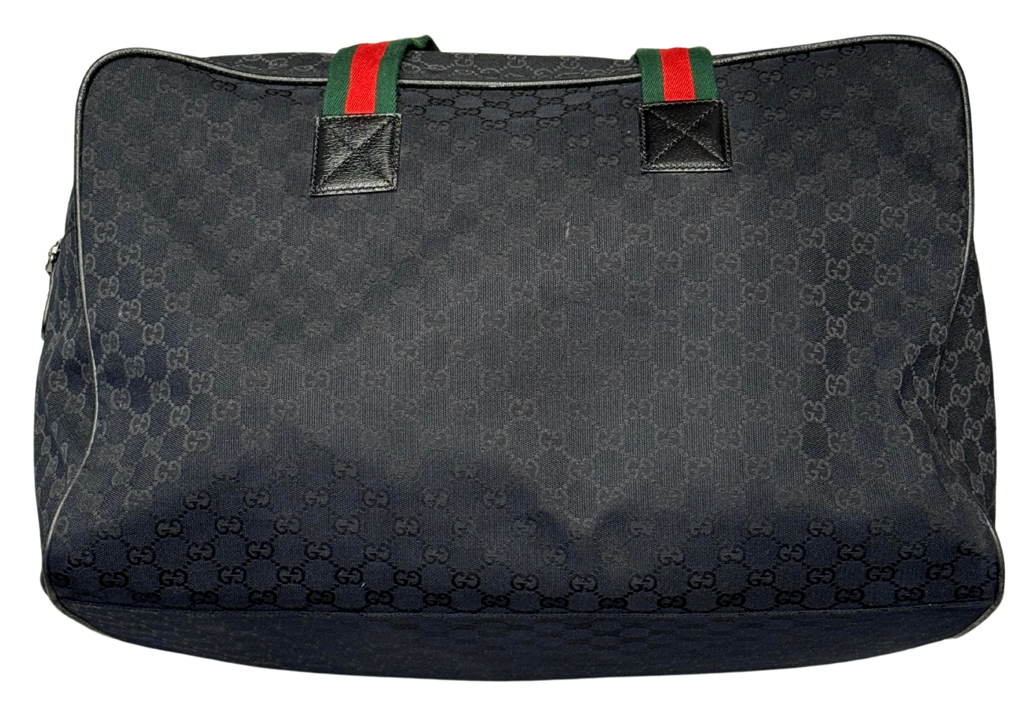 Gucci GG Canvas Weekender Bag Black (Preowned)