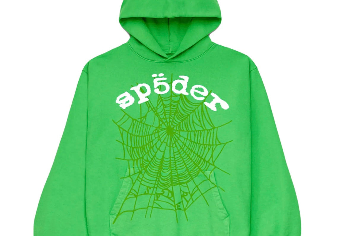 Sp5der Legacy Hoodie Green