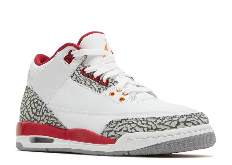 Jordan 3 Retro Cardinal Red (GS)