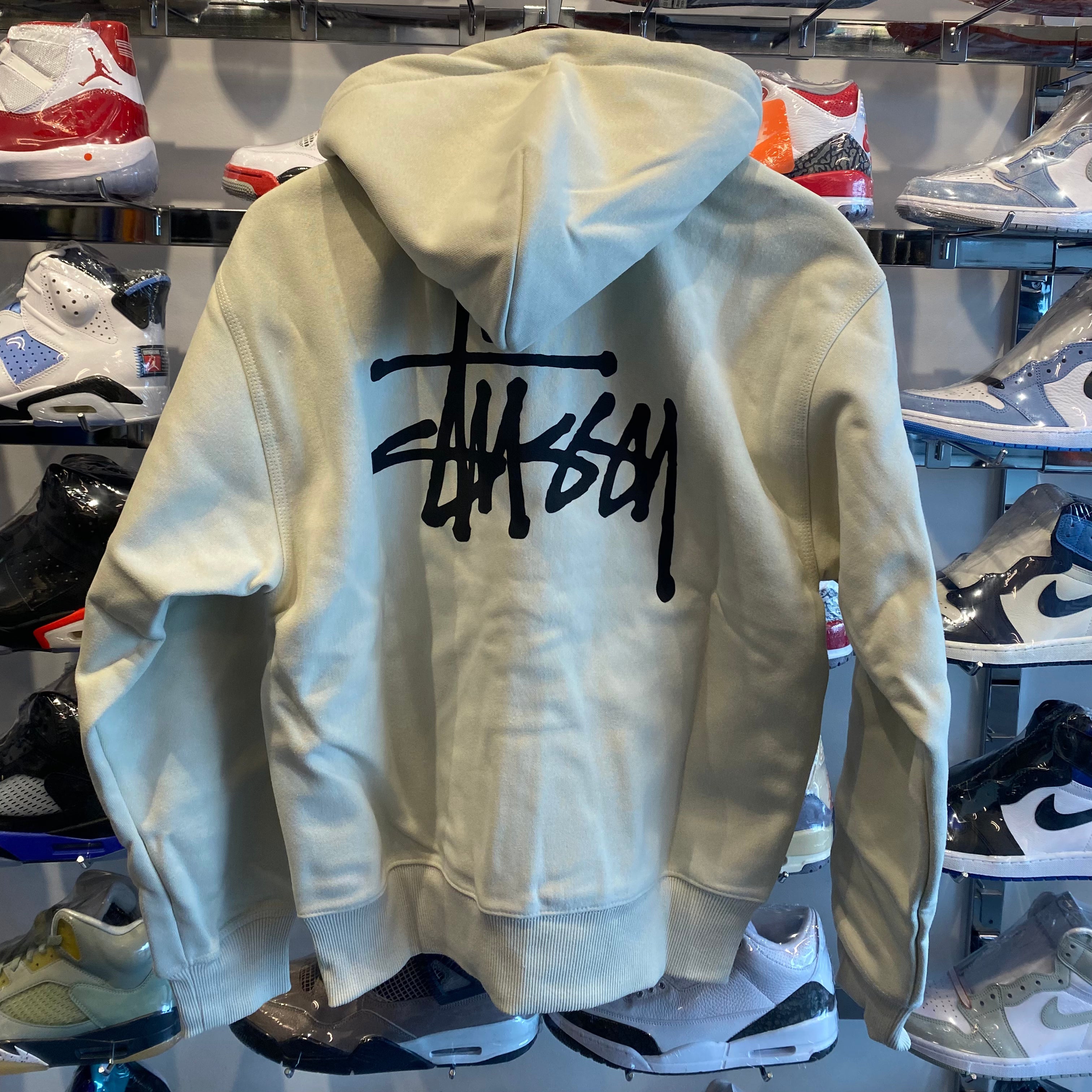 Stussy Basic Zip Hoodie Stone