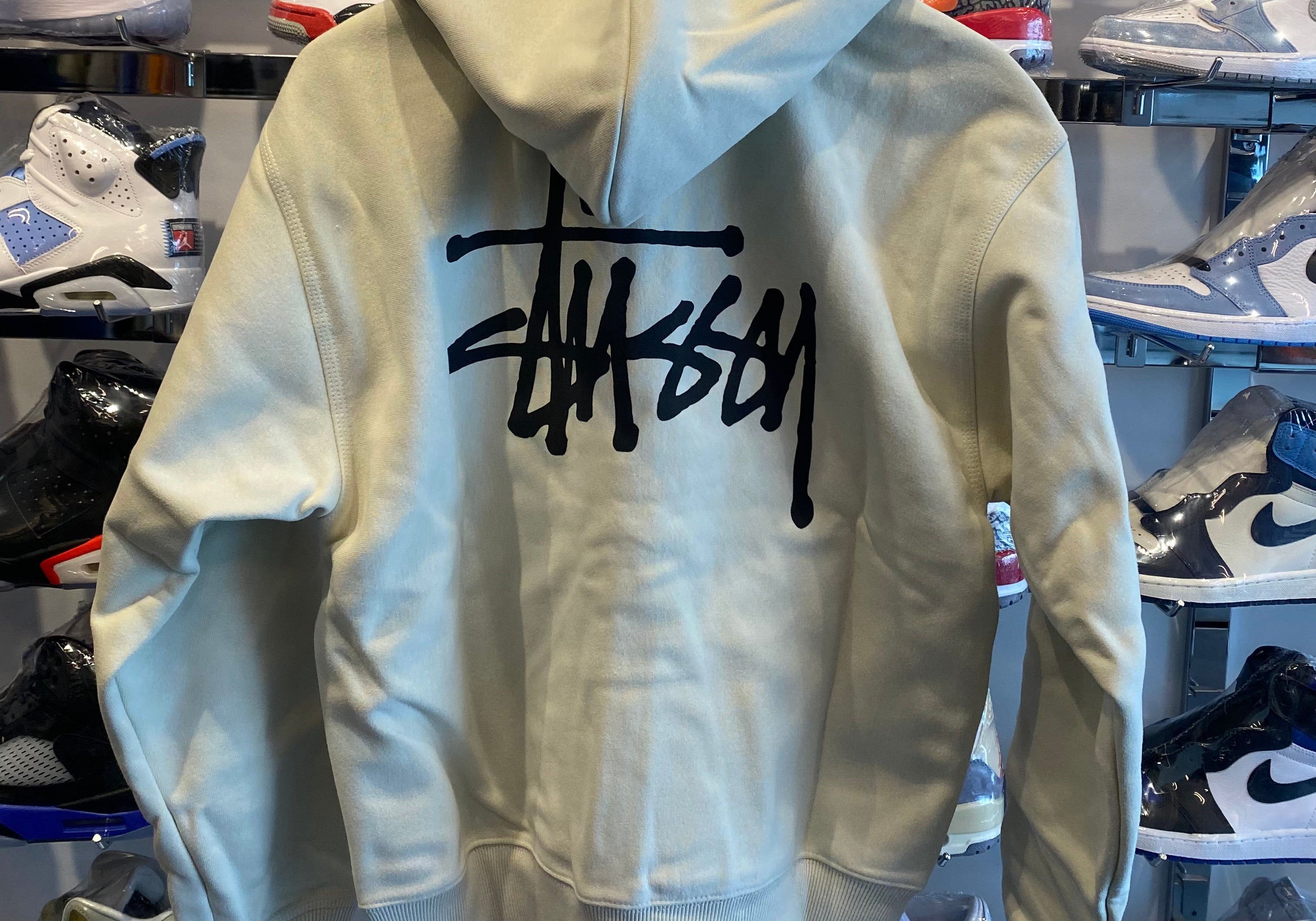 Stussy Basic Zip Hoodie Stone