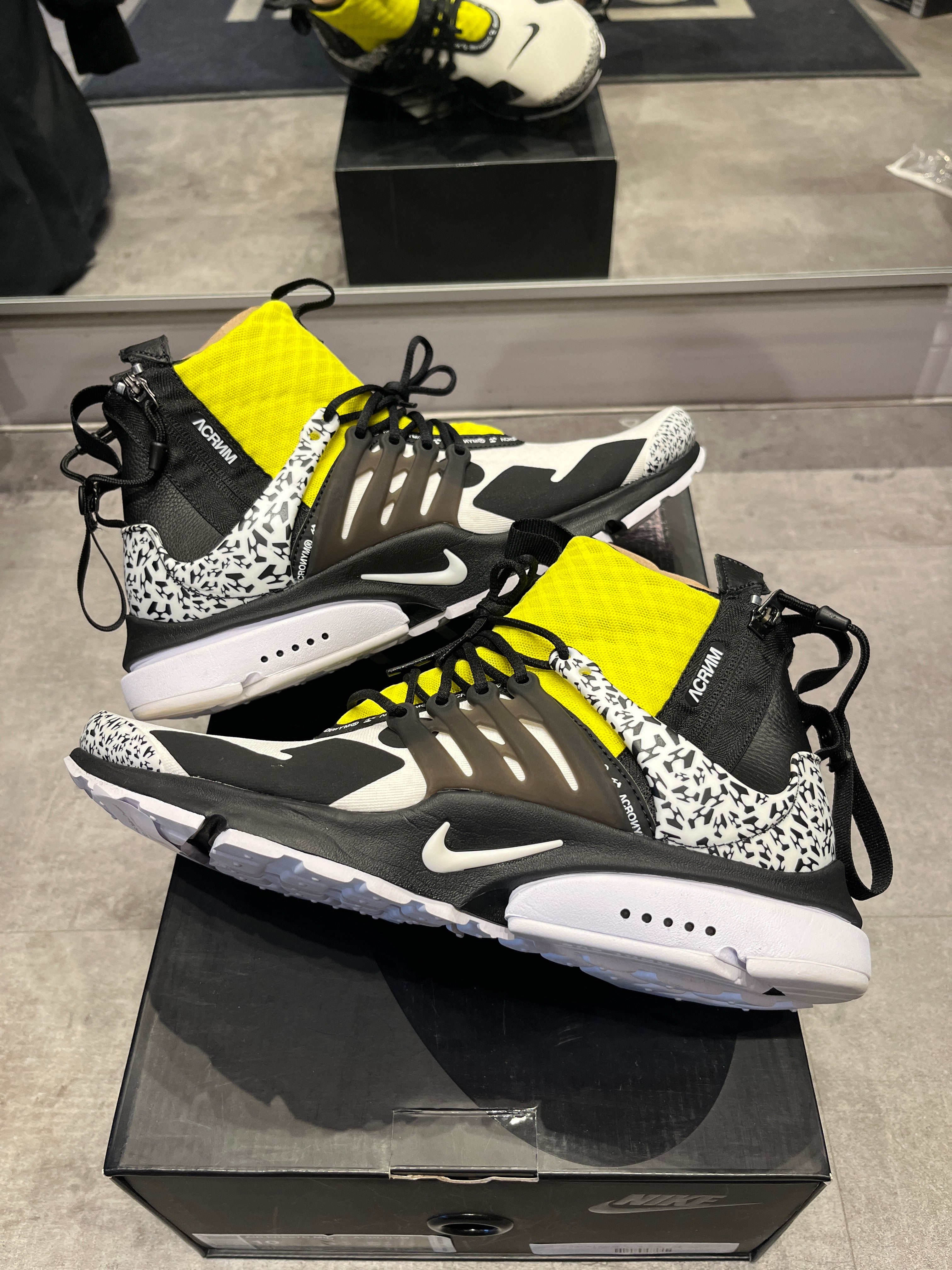 Nike Air Presto Mid Acronym Dynamic Yellow (Preowned)