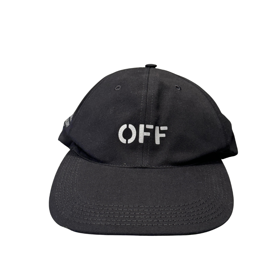 Off-White Stamp Reflective Logo Baseball Cap