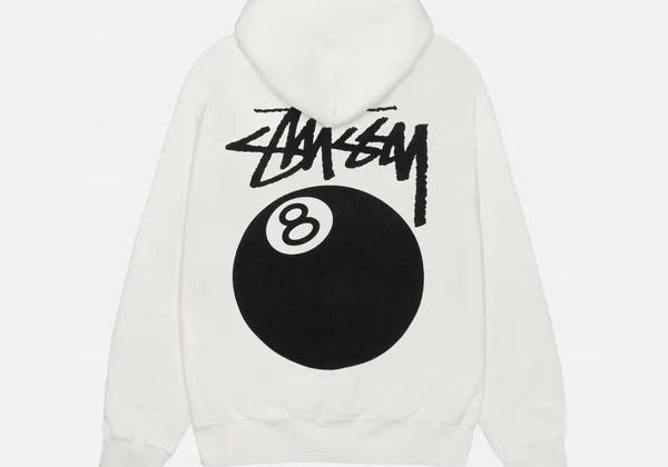 Stussy 8 Ball Pigment Dyed Hoodie Natural