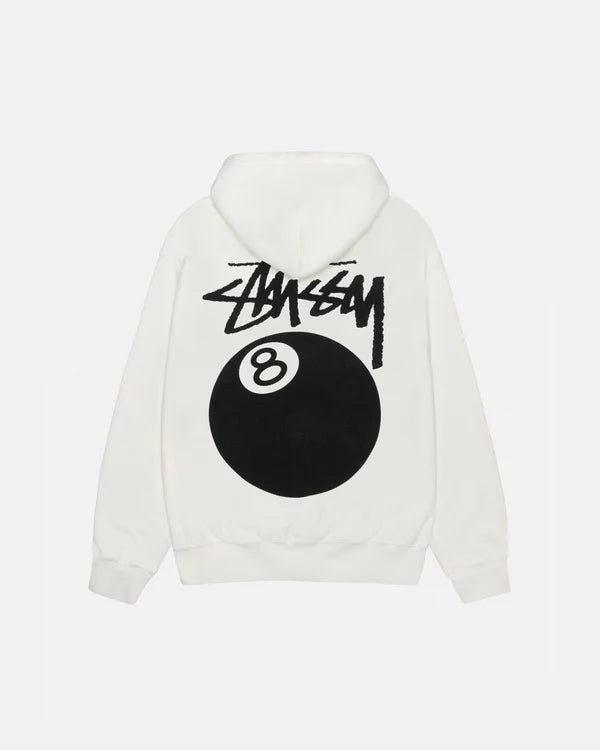 Stussy 8 Ball Pigment Dyed Hoodie Natural